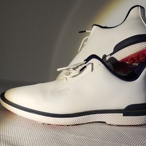 G/FORE White and Black Golf Shoes